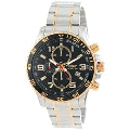 Invicta Mens Specialty Chronograph Black Textured Dial Two Tone 14876