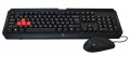 Wired Gaming Keyboard Black with FREE Bloody S2 Gaming Mouse A4Tech Q1100 