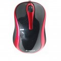 A4Tech N-350 V-Track Optical Mouse - (BLK+RED)